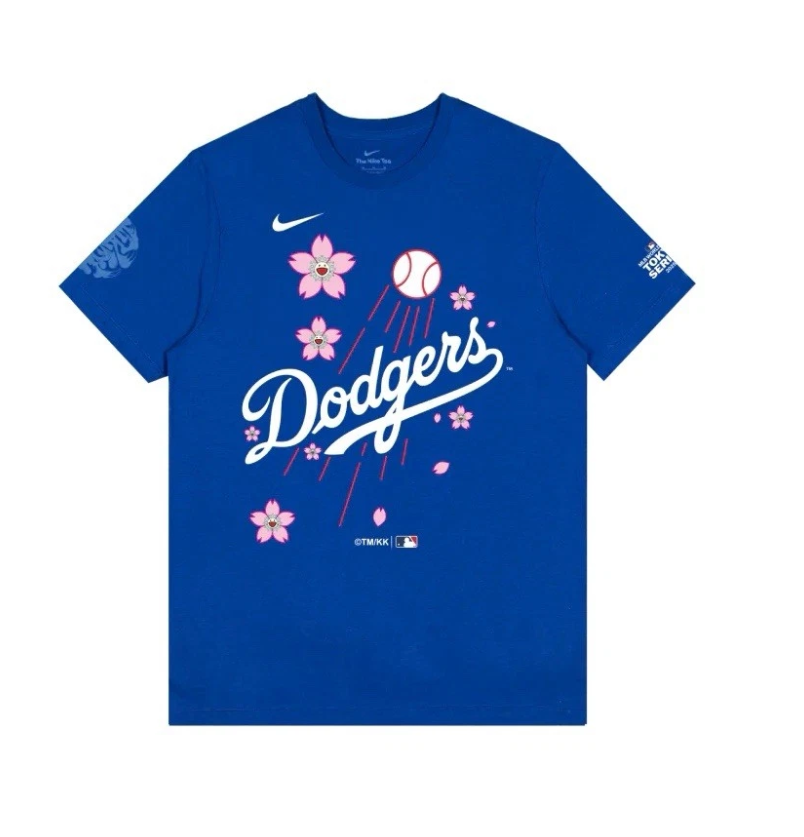 Men Los Angeles Dodgers blank blue MLB 2025 Tshirt style 6